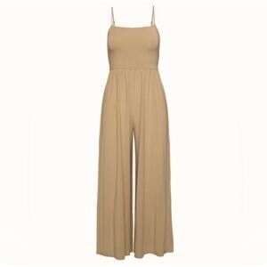 Aritzia Wilfred Tan Jumpsuit